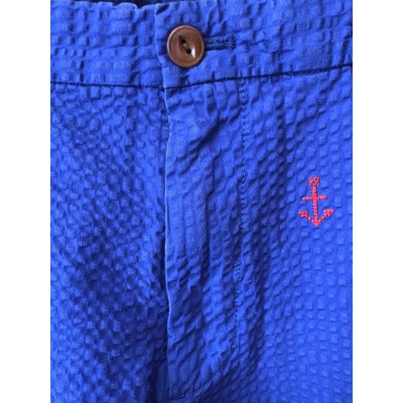 Brooks Brothers Red Fleece Anchor Seersucker Pants W31 L32.5 Sailor Core Nautica - Picture 5 of 16